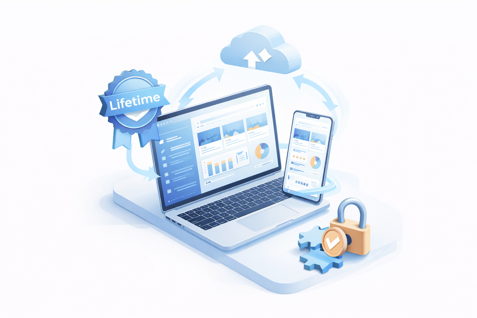 No recurring charges. No hidden fees